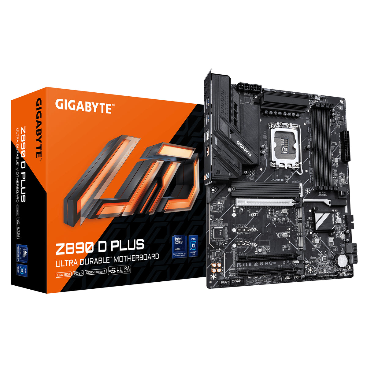 GIGABYTE Z890 D PLUS moderkort Intel Z890 LGA 1851 (Socket V1) ATX