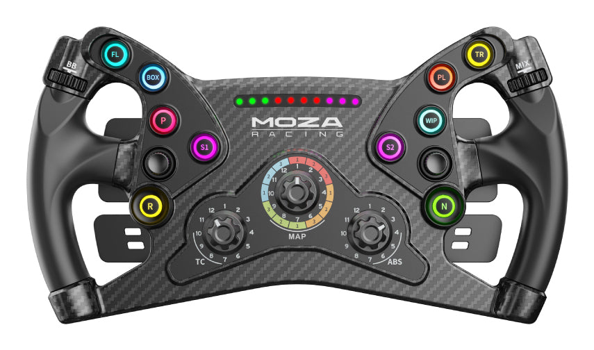 Moza Racing RS047 spelkonsoler Svart Ratt PC