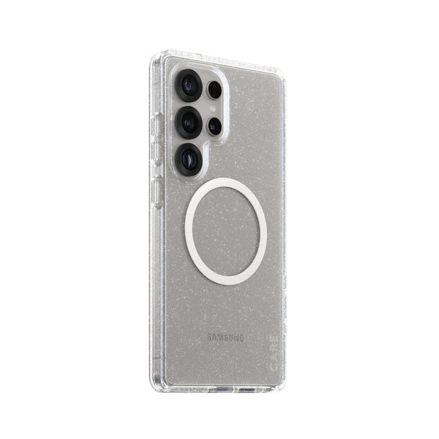 PanzerGlass CARE by Star Lit Case w. White Qi Compatible Samsung Galaxy S25 Ultra