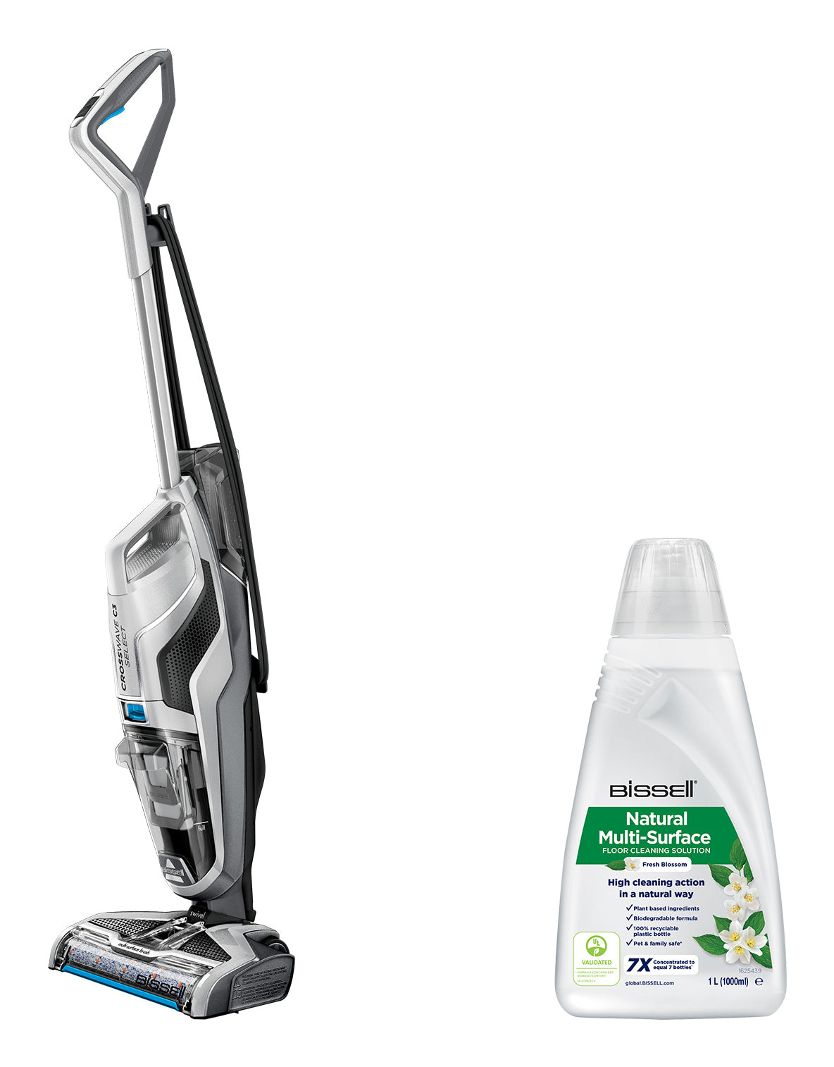 Bissell CrossWave C3 Select Upprättstående dammsugare AC Torr&våt Utan påse 0 l 560