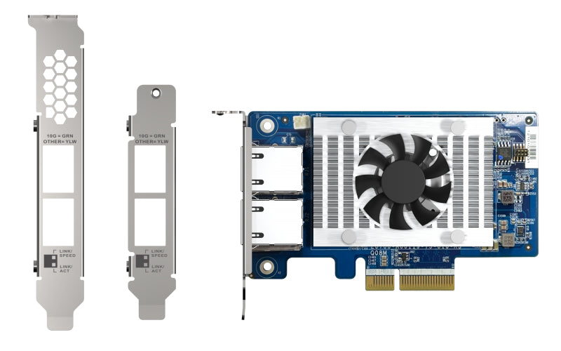 QNAP QXG-10G2T-X710 nätverkskort Intern Ethernet 1000 Mbit/s