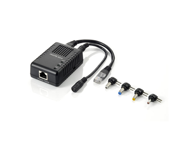 LevelOne POS-1002 nätverksdelare Strömförsörjning via Ethernet (PoE) stöd Svart