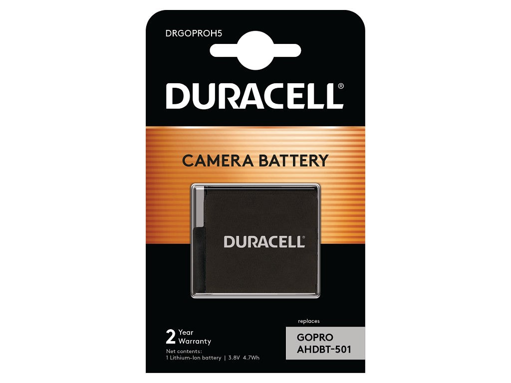 Duracell DRGOPROH5 batteri till kamera/videokamera Litium-Ion (Li-Ion)