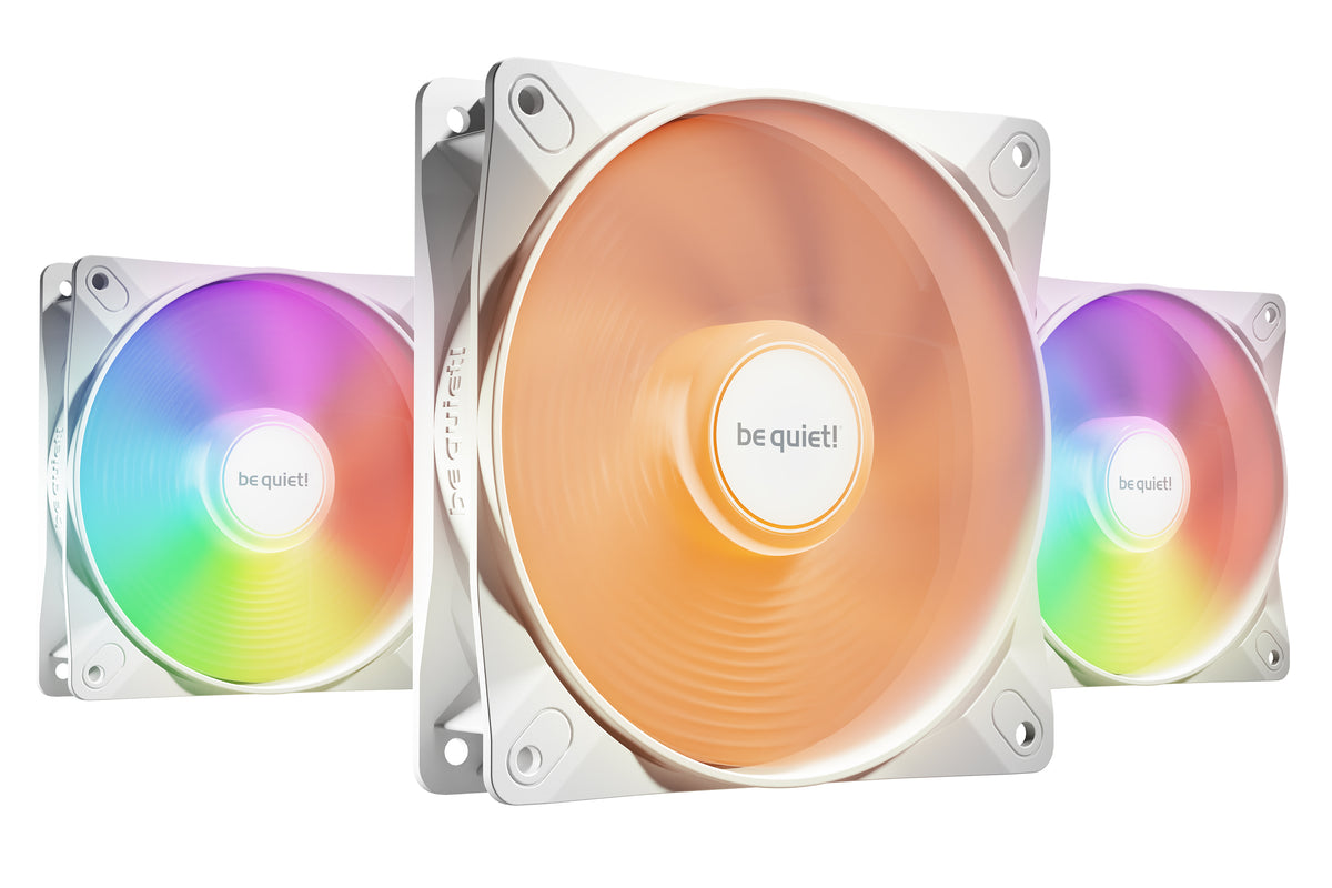 be quiet! LIGHT WINGS LX 120mm PWM 3-Pack White Datorväska Fan