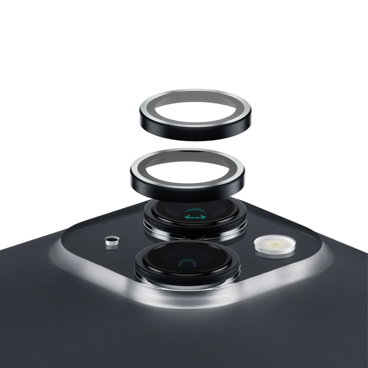 PanzerGlass Hoops Camera Lens Protector Black iPhone 15