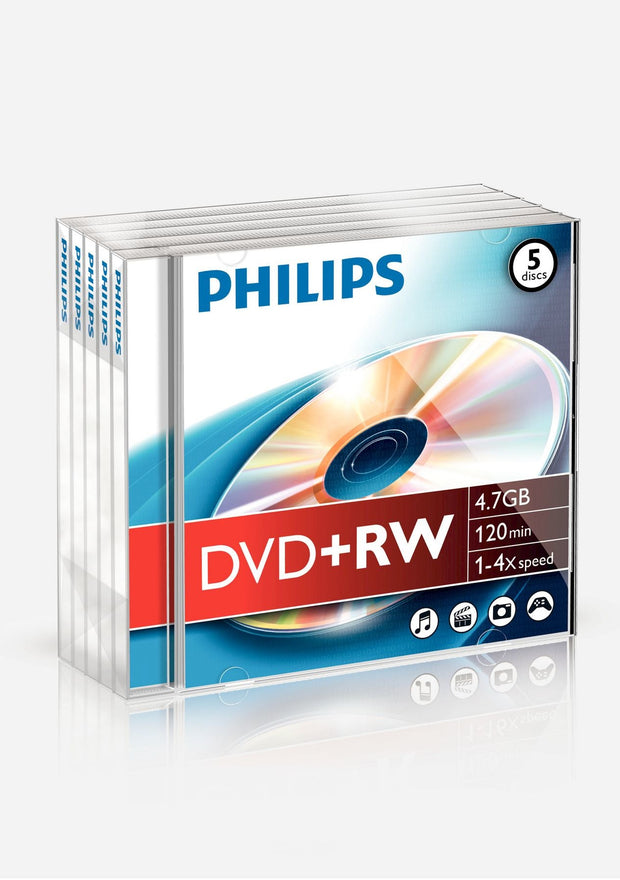 Philips DVD+RW DW4S4J05F/10 tomma Dvd:Er