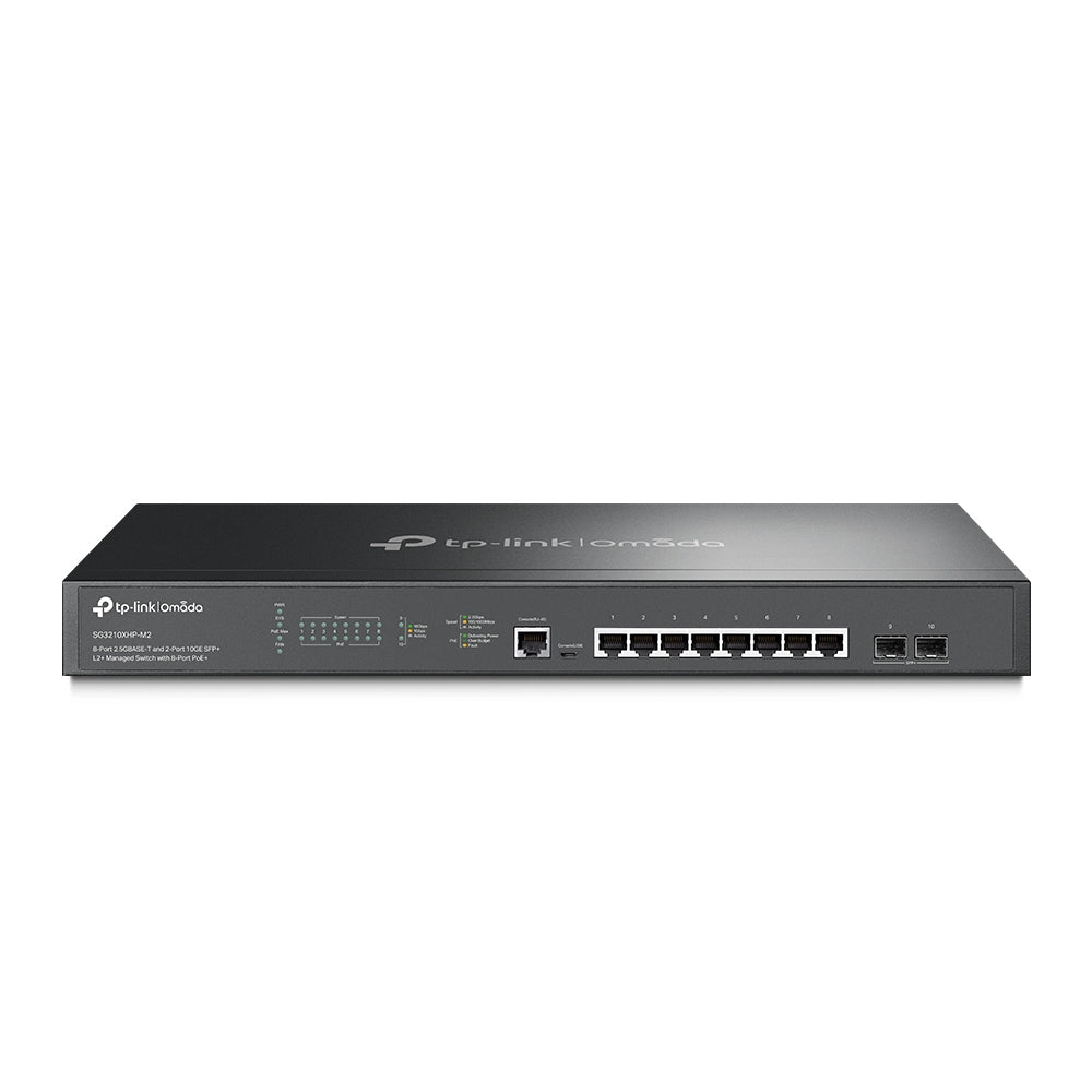 TP-Link Omada SG3210XHP-M2 nätverksswitchar hanterad L2+ 2.5G Ethernet