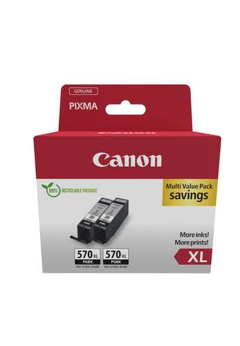 Canon 0318C010 bläckpatroner Original Hög (XL) avkastning Svart