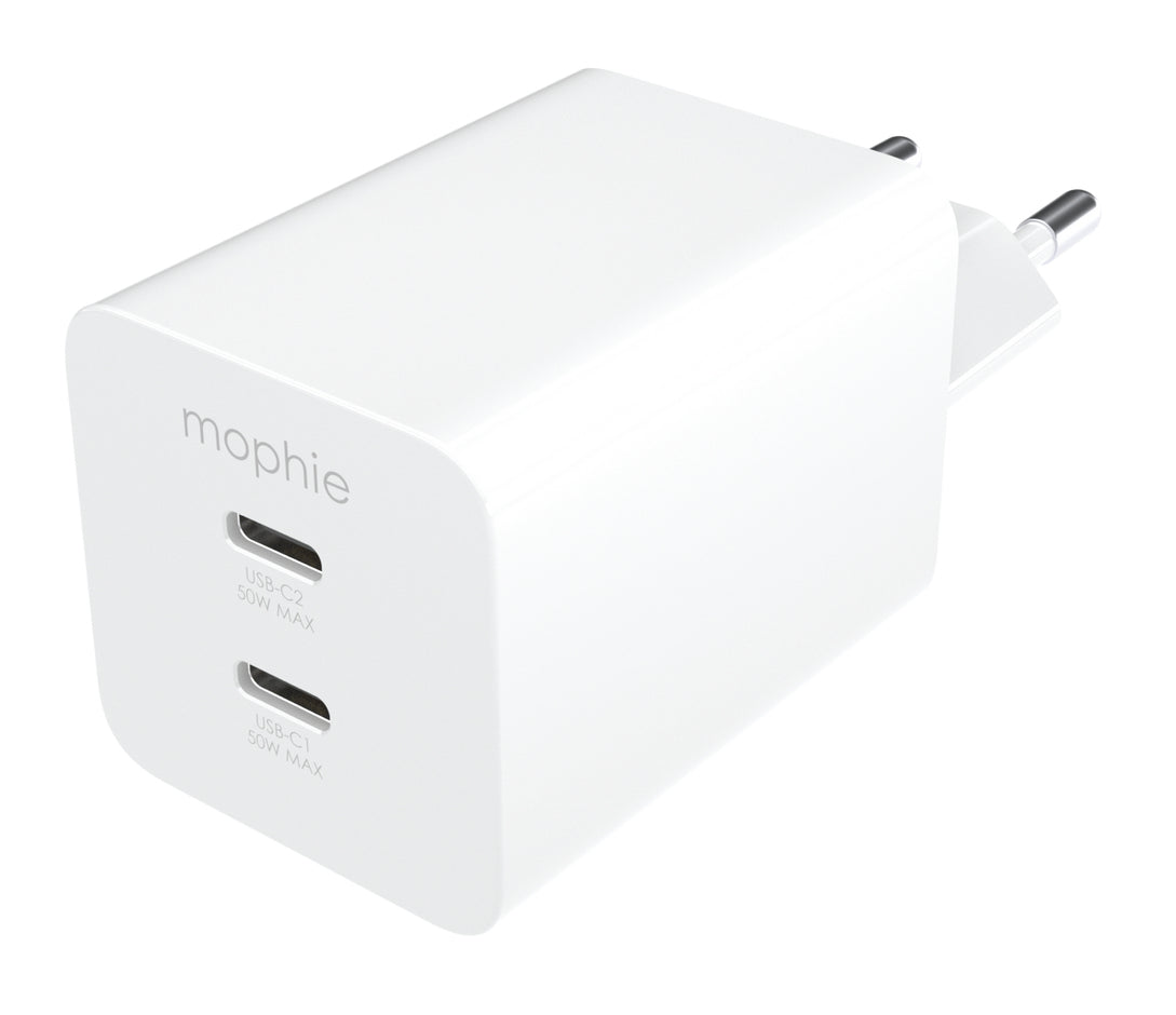 mophie essentials 409911854 mobilladdare Universal Vit AC Snabb laddning inomhus
