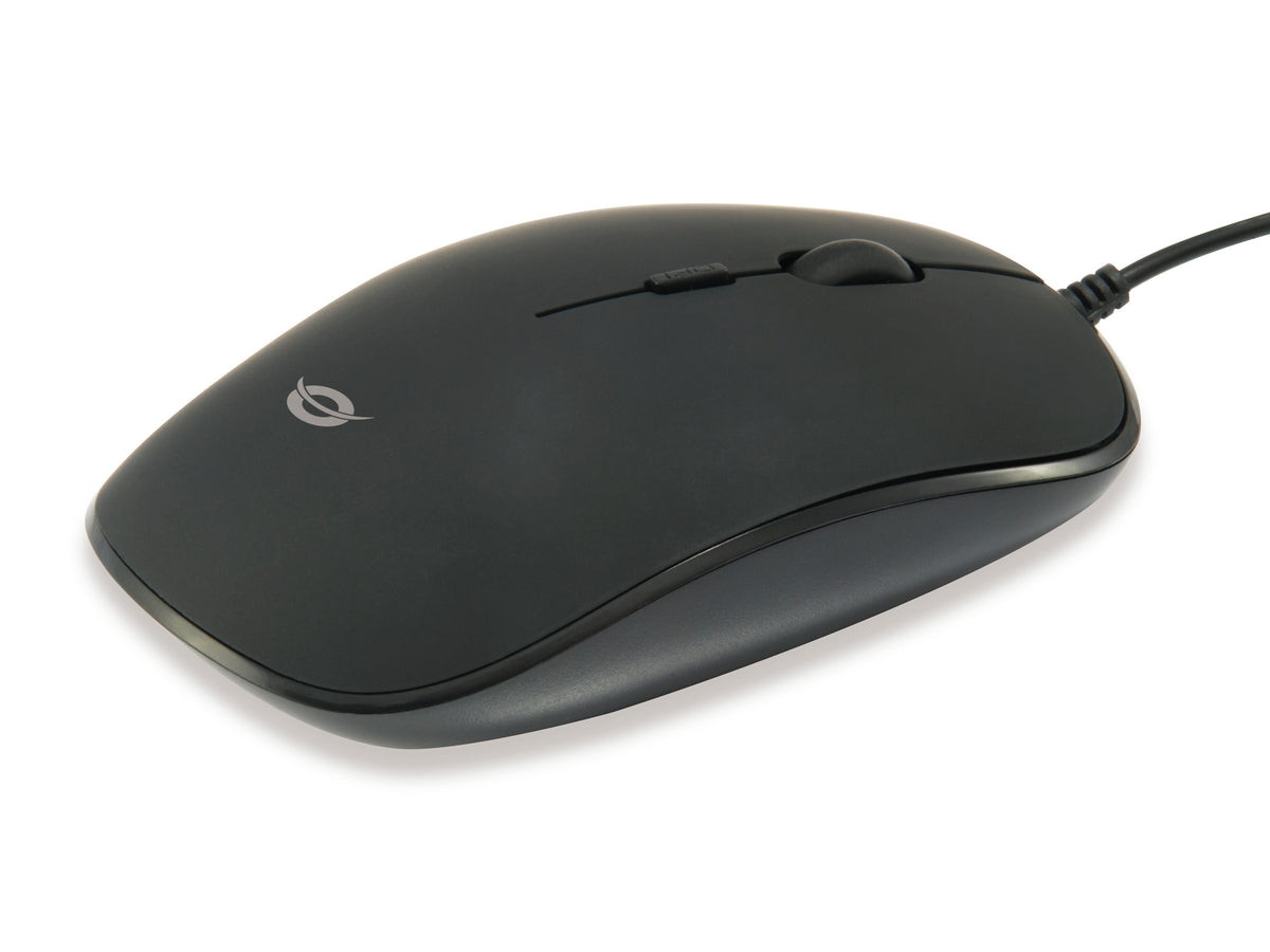 Conceptronic REGAS01B datormöss Kontor Ambidextrous USB Type-A Optisk 1200 DPI