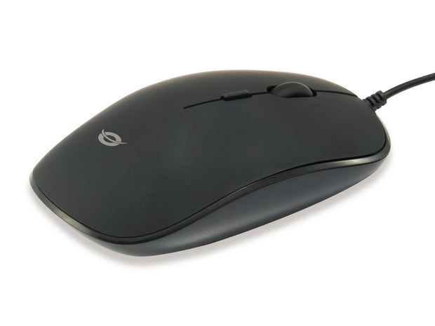 Conceptronic REGAS01B datormöss Kontor Ambidextrous USB Type-A Optisk 1200 DPI