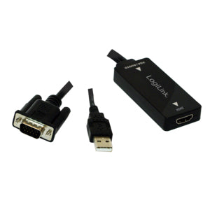LogiLink CV0060 videokabeladapter Svart