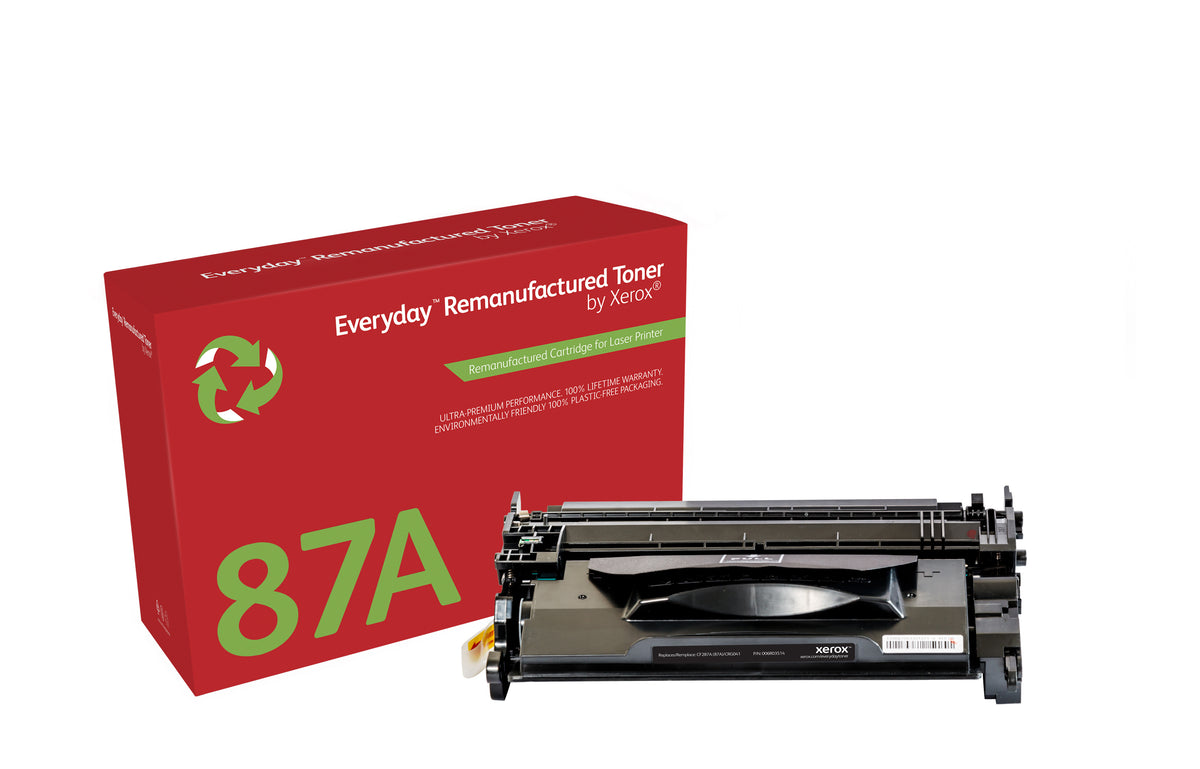 Everyday Mono Remanufactured Toner by Xerox compatible with HP 87A (CF287A)