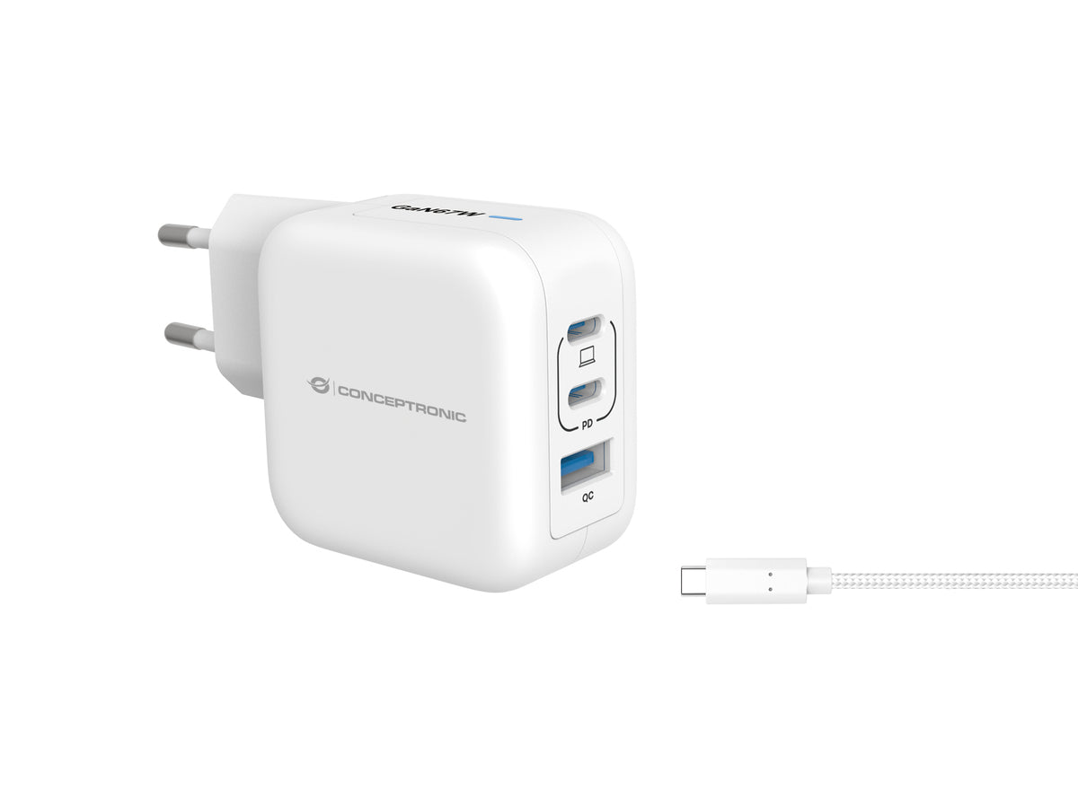 Conceptronic ALTHEA17W mobilladdare Universal Vit AC Snabb laddning inomhus