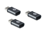 Conceptronic DONN05G kabelomvandlare (hane/hona) USB 2.0 Type-C USB 2.0 Micro Svart