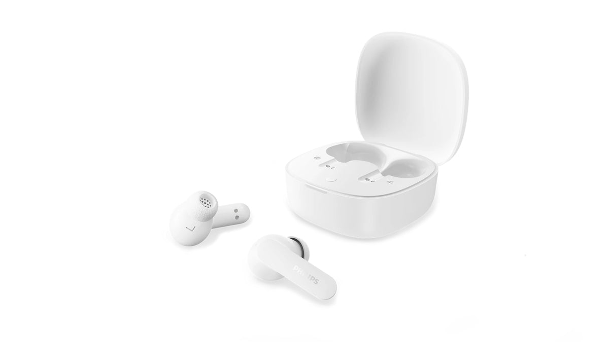 Philips TAT2200WT/00 hörlur och headset True Wireless Stereo (TWS) I öra Samtal/musik