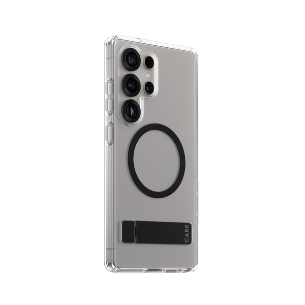 PanzerGlass CARE by Kickstand Case Transparent w. Qi Samsung Galaxy S25 Ultra