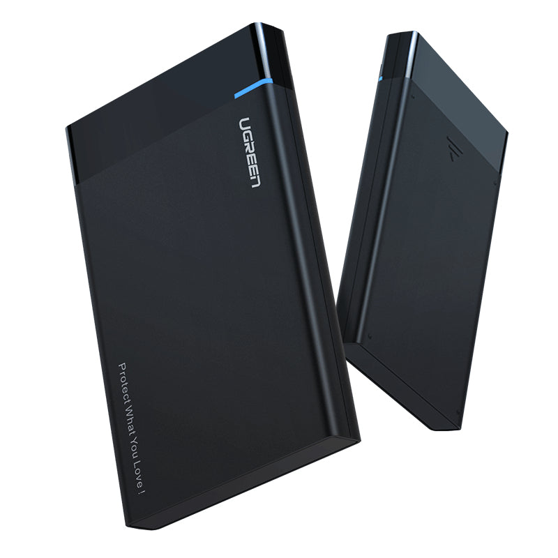 Ugreen US221 HDD- / SSD kabinett Svart 2.5"