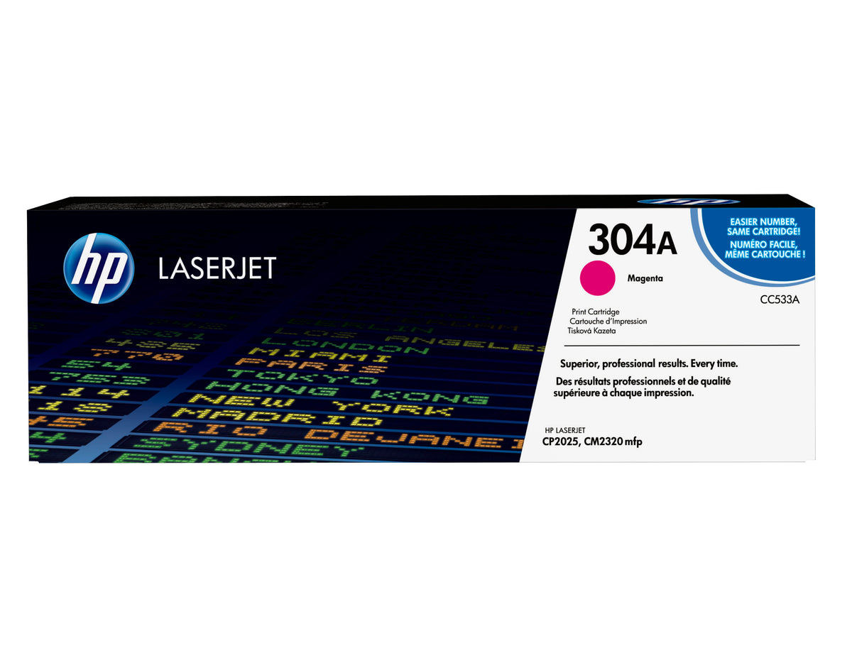 HP 304A magenta original LaserJet tonerkassett