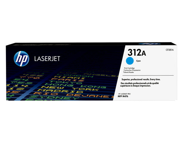 HP 312A cyan LaserJet-originaltonerkassett tonerkassett