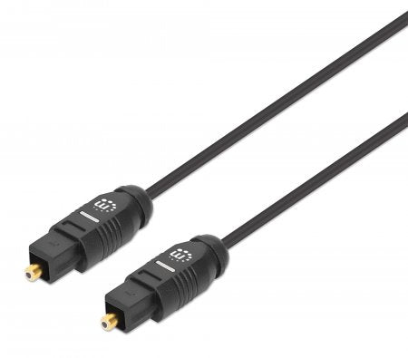 Manhattan 356060 InfiniBand och fiberoptisk kabel 1 m Toslink Svart