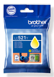 Brother LC521Y bläckpatroner Original Gul
