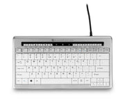 BakkerElkhuizen S-board 840 tangentbord Kontor USB QWERTY Engelska (USA) Ljusgrå