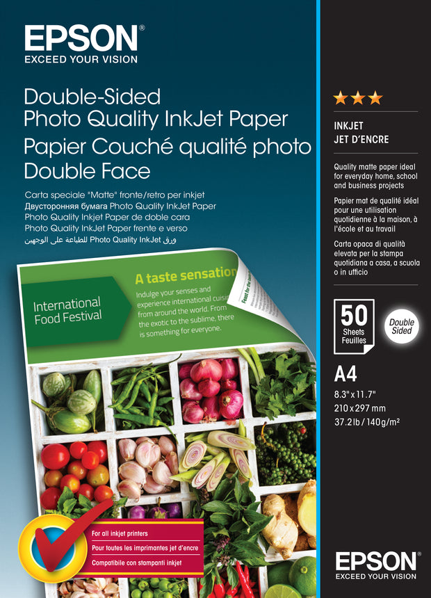 Epson Double-Sided Photo Quality Inkjet Paper datapapper