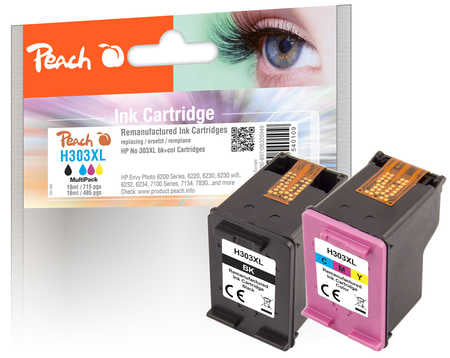Peach PI300-897 bläckpatroner Kompatibel Hög (XL) avkastning Svart