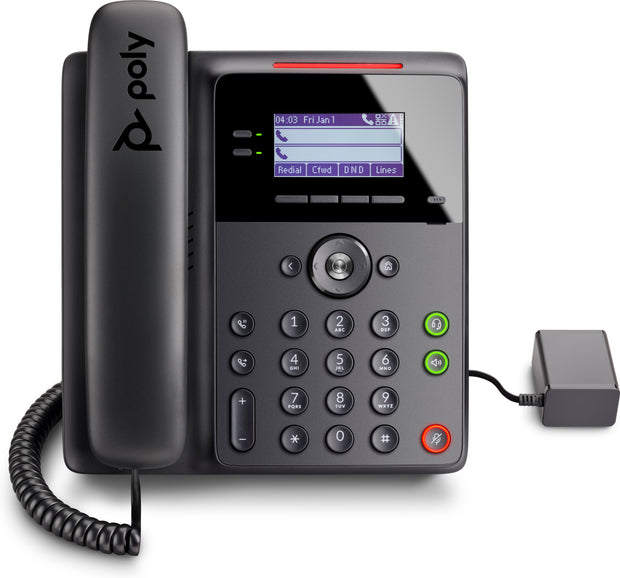 HP Poly Edge B10 IP-telefon med nätaggregat PRC