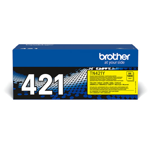 Brother TN-421Y Tonerkassett Original Gul