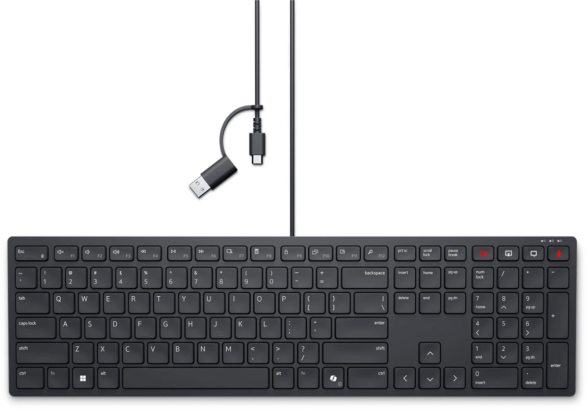 DELL Pro trådbundet samarbetstangentbord
