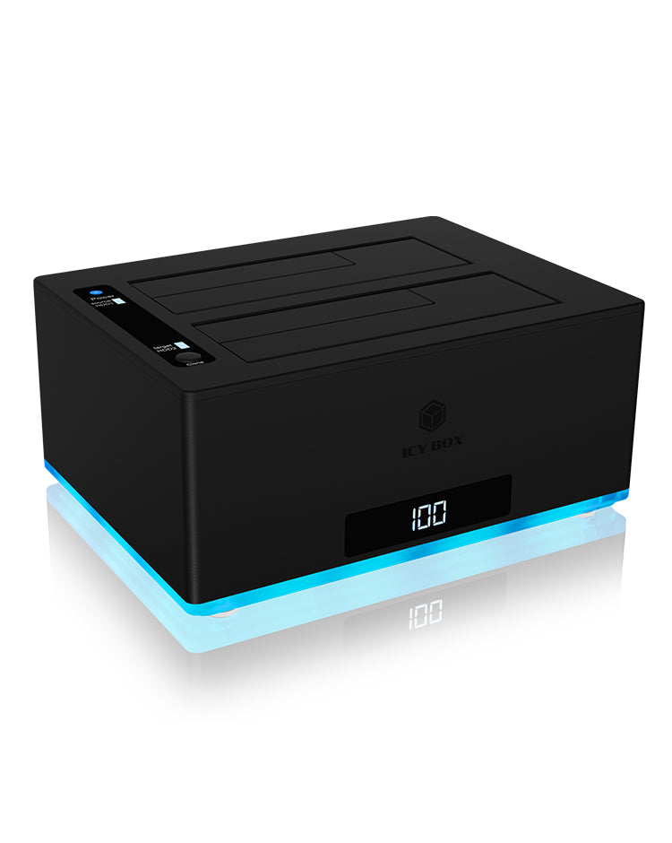 ICY BOX IB-127CL-U3 USB 3.2 Gen 1 (3.1 Gen 1) Type-B Svart