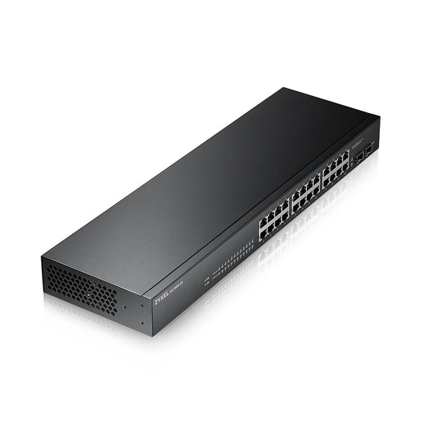 Zyxel GS-1900-24 v2 hanterad L2 Gigabit Ethernet (10/100/1000) 1U Svart