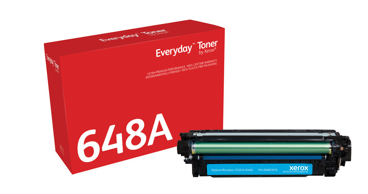 Everyday Cyan Toner by Xerox compatible with HP 648A (CE261A)