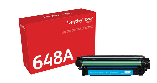 Everyday Cyan Toner by Xerox compatible with HP 648A (CE261A)