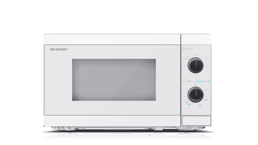 Sharp YC-MS01E-C mikrovågsugn Vit Enbart mikrovågsugn Bänkdiskmaskin 20 l 800 W