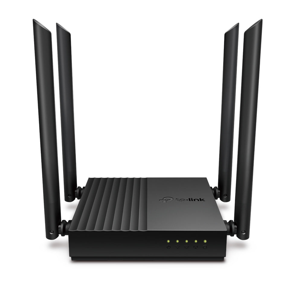 TP-Link ARCHER A64 trådlös router Gigabit Ethernet Dual-band (2,4 GHz / 5 GHz) Svart