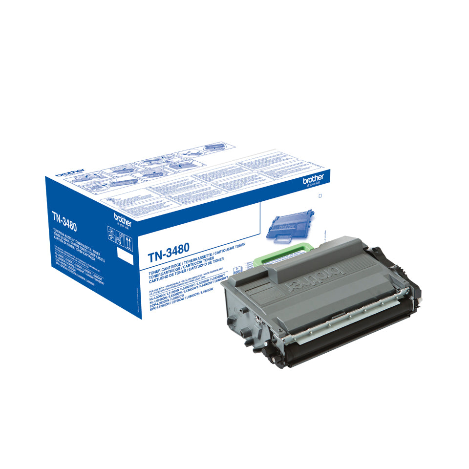 Brother TN-3480P Tonerkassett Original Svart