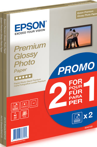 Epson A4 Premium Glossy Photo Paper 255 g/m2 fotopapper