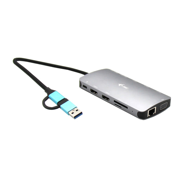 i-tec CANANOTDOCKPD dockningsstationer för bärbara datorer Kabel USB 3.2 Gen 1 (3.1 Gen 1) Type-A + Type-C