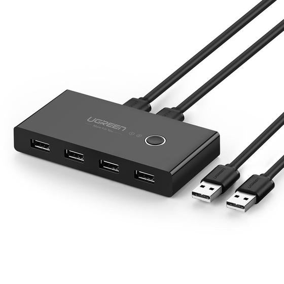 Ugreen 30767 gränssnittshubbar USB 2.0 Svart USB-hubb