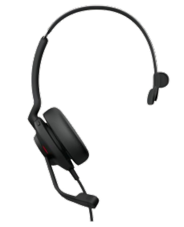 Jabra Evolve2 30 SE USB C/A UC Mono Headset Kabel Handhållen Kontor/callcenter USB Type-C / USB Type-A Svart