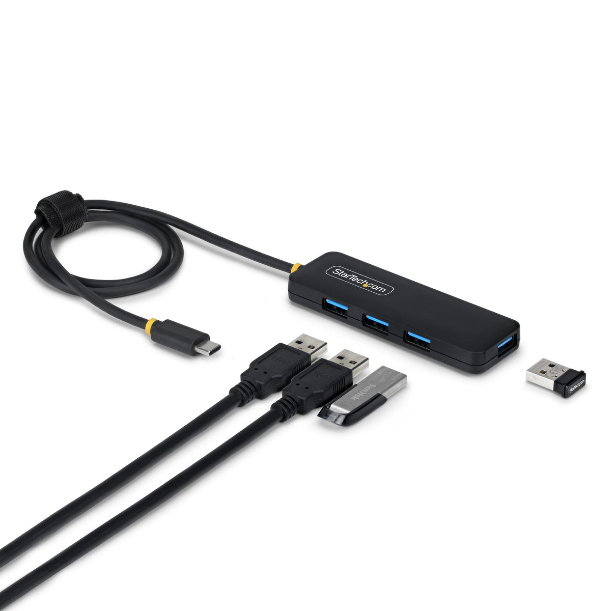 StarTech.com USB-C-hubb med fyra portar