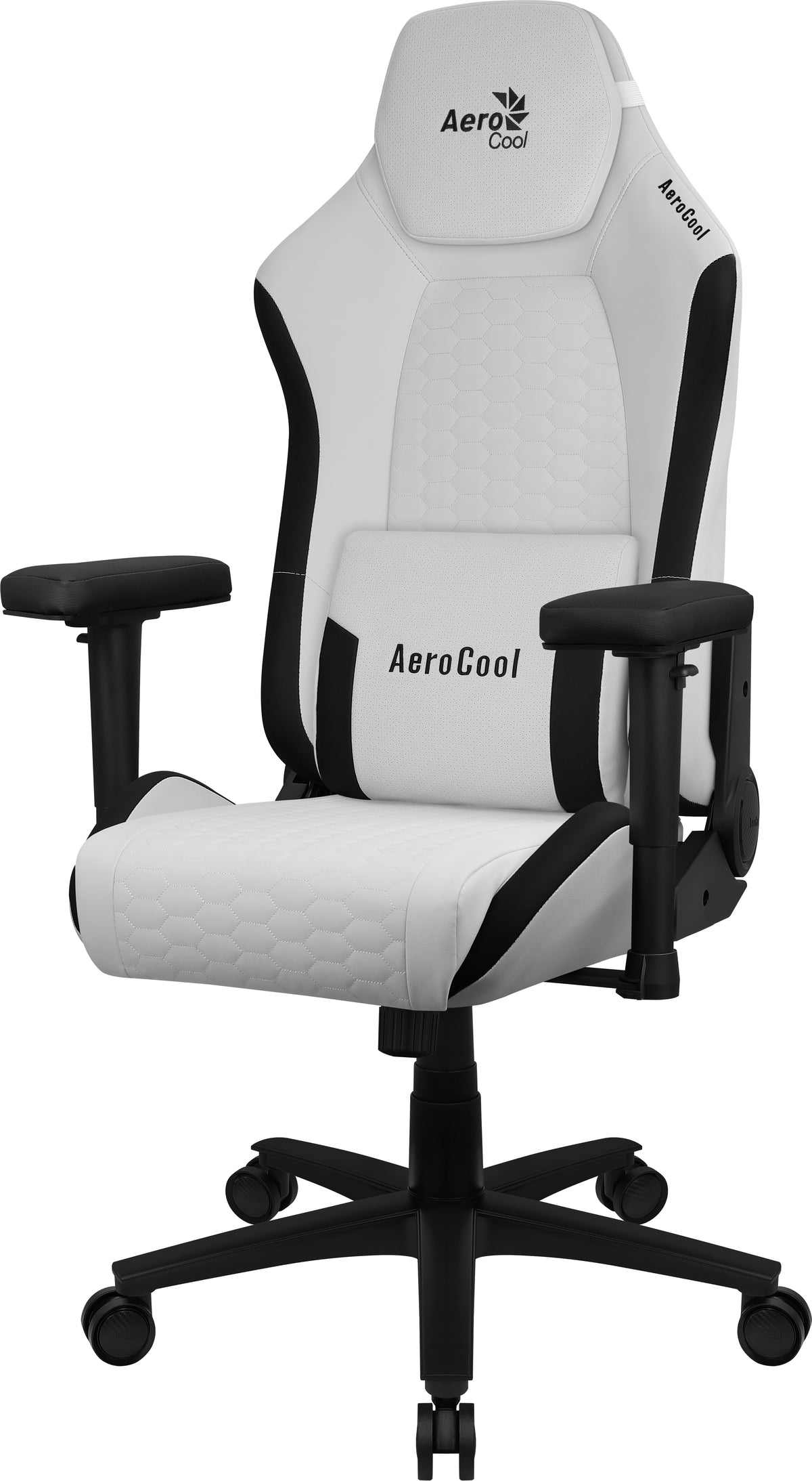 Aerocool CROWNMOONSW datorspelsstol Universal spelstol Stoppad sits Vit