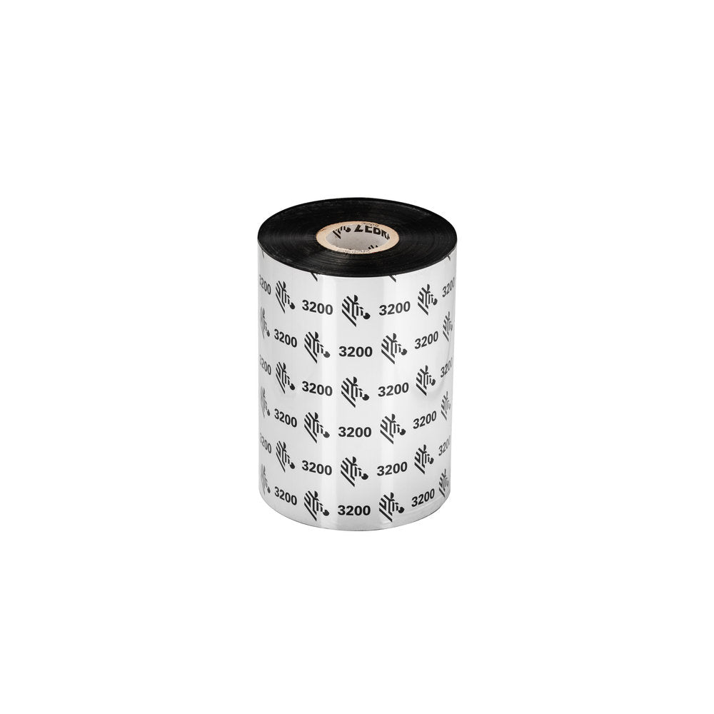 Zebra 3200 Wax/Resin värmeband 450 m Svart