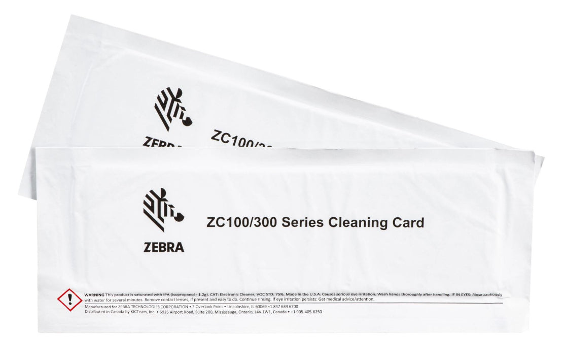 Zebra 105999-310-01 skrivarsatser Rengöringskit