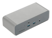 Targus DOCK230EUZ dockningsstationer för bärbara datorer Kabel Thunderbolt 5 Silver
