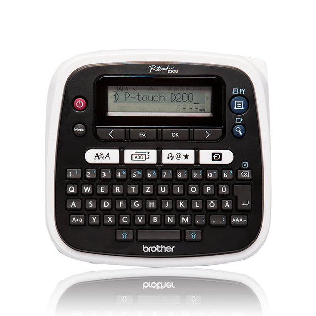 Brother PT-D200BWVP etikettskrivare Termal transfer 180 x 180 DPI 20 mm/sek TZe