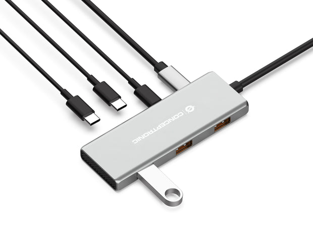 Conceptronic HUBBIES17G gränssnittshubbar USB 3.2 Gen 2 (3.1 Gen 2) Type-C 10000